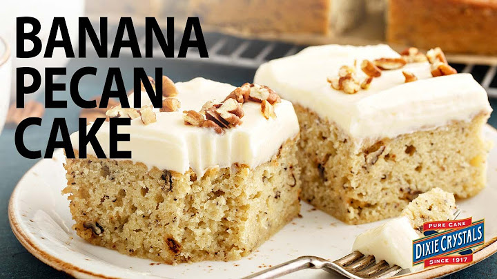 Συνταγή για κέικ με μπανάνα πεκάν